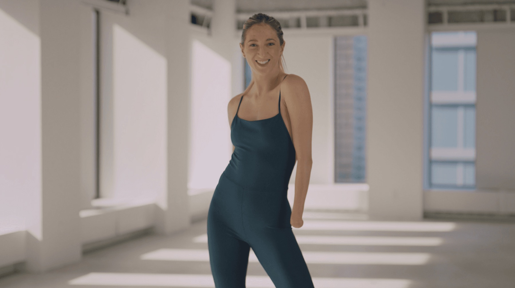 A dancer from the SeeHer, Women In Dance production