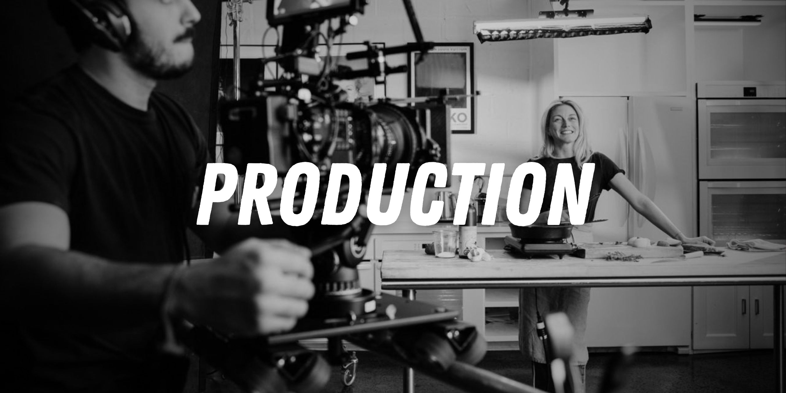Production: Ferrum Films on set during a commercial shoot