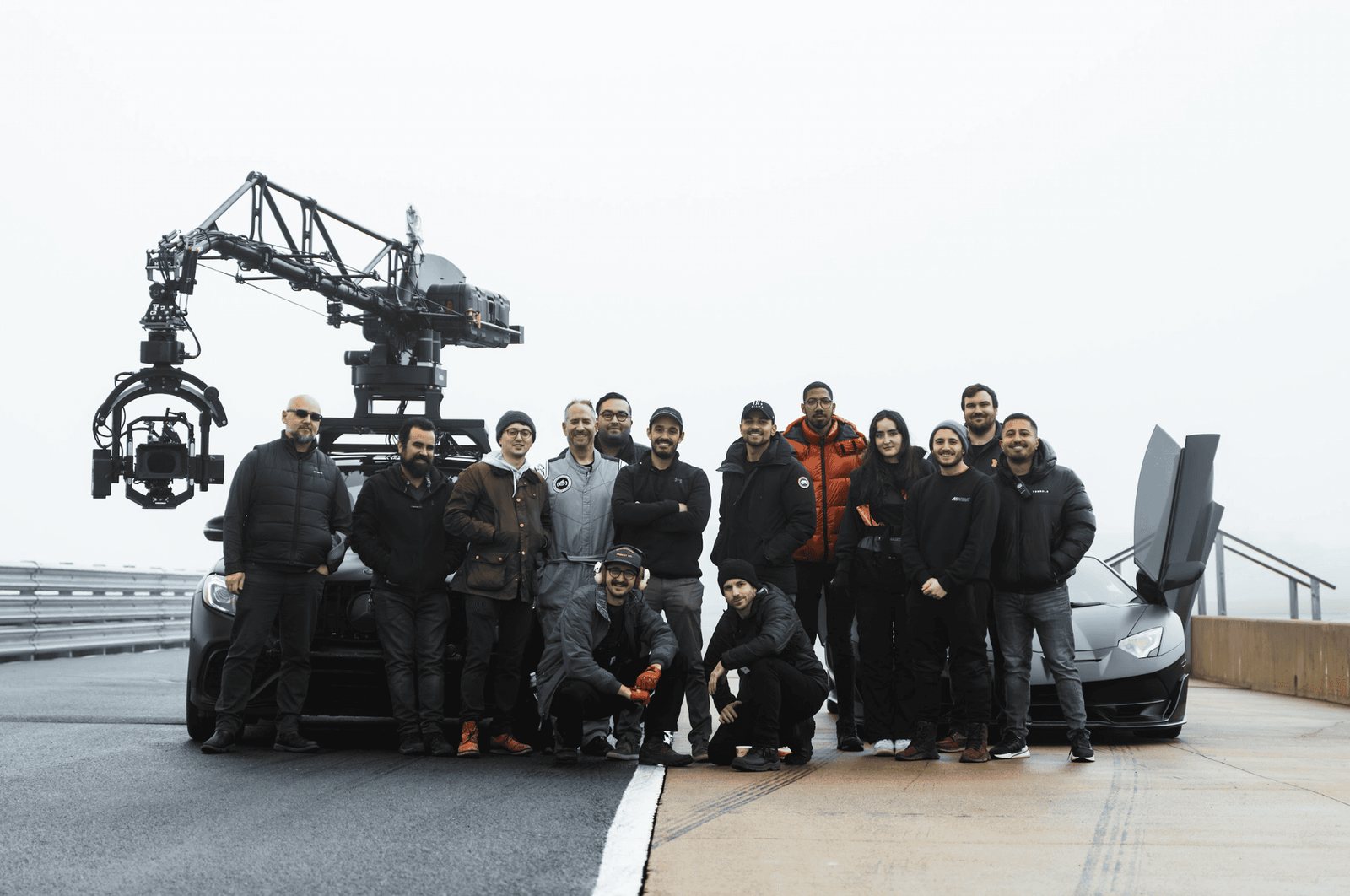 The Ferrum Films crew on location