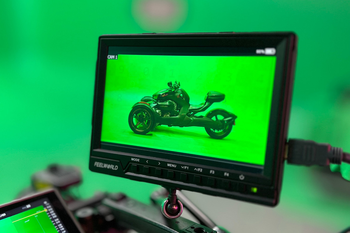 Studio A, the drive-in green screen cyclorama at Vexio Studios